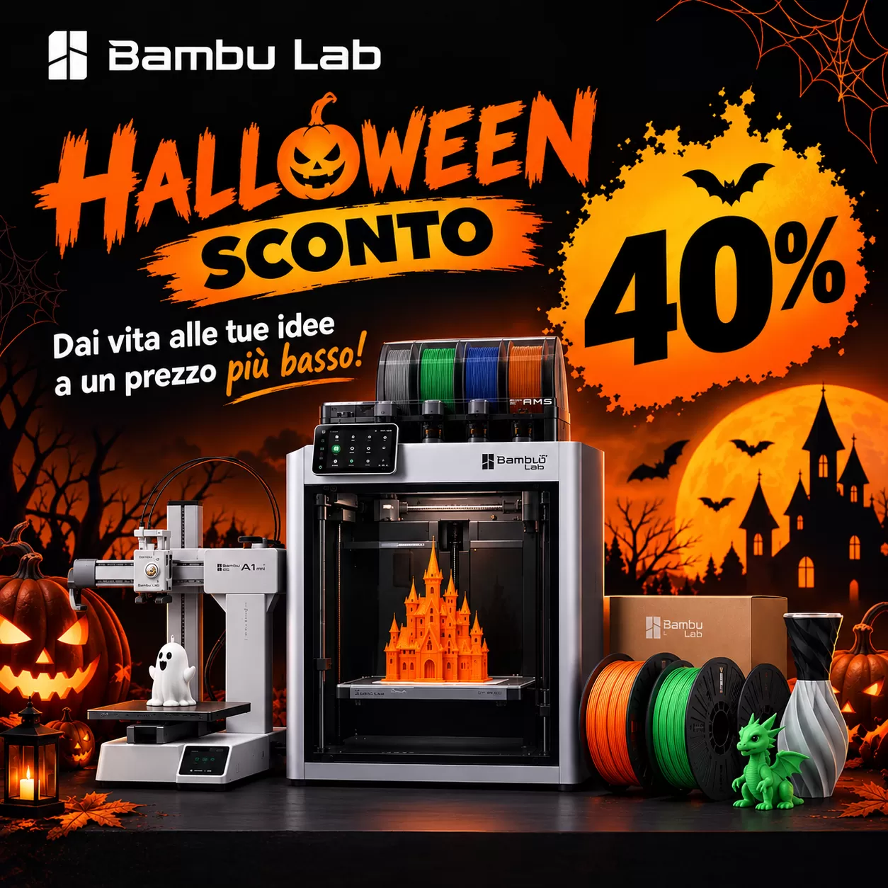 Bambu Lab Halloween Sconto